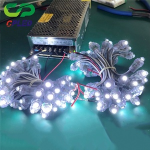 ราคาถูก12มิลลิเมตร50Leds เดี่ยว Clor พิกเซลนำแสงโมดูล DC 5โวลต์อินพุต IP68กันน้ำ
