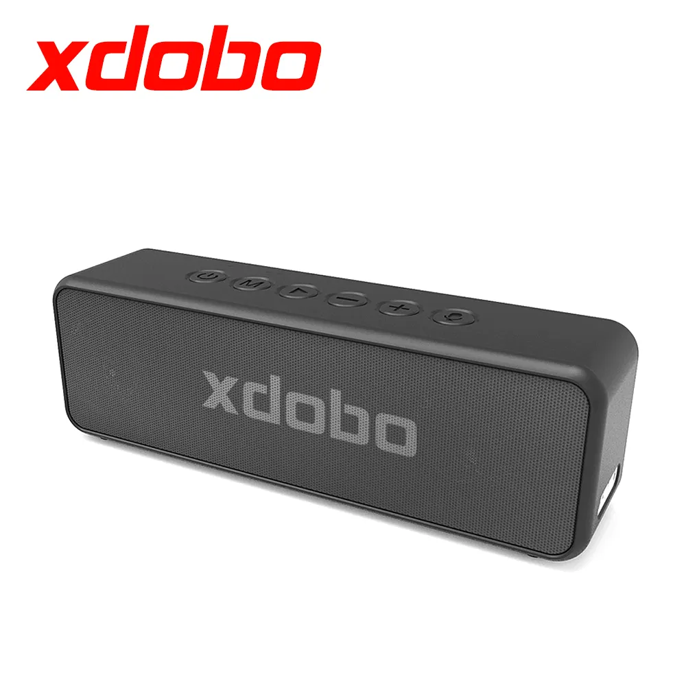 2024 Novo XDOBO 30W IPX6 à prova d'água Chuveiro Super baixo Música ao ar livre Mini alto-falante portátil Bluetooth
