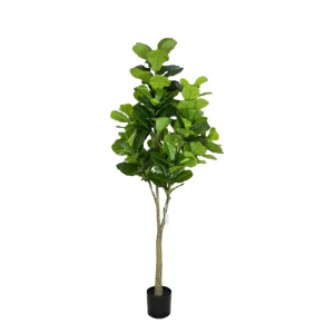 High Quality 180cm <strong>Fiddle</strong> Tree Artificial <strong>Fiddle</strong> Tree Faux Green Plant With Pot Artificial Tree for Decoration - Product Image 1