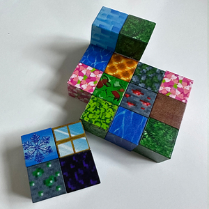 โมเดลลูกบาศก์ใหม่2.5มม. ปรับแต่งได้บล็อกสร้างอิฐสร้างสรรค์ของเล่นเพื่อการศึกษาสำหรับเด็ก - Product Image 5