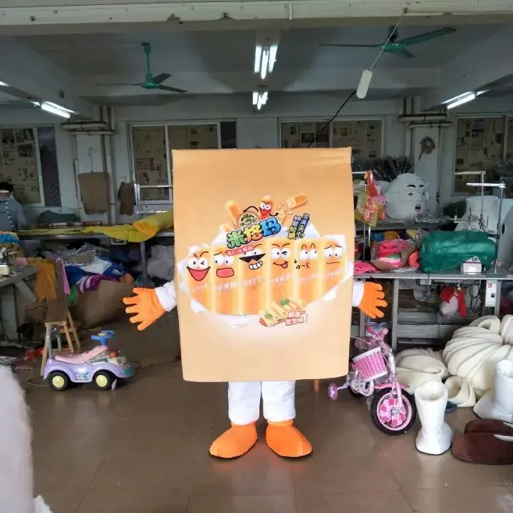 Funtoys MOQ 1 pezzo pacchetto personalizzato borsa per la pausa costume mascotte personaggio dei cartoni animati mascotte adulti per promozionali