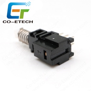 1A 30V 6 PIN Auto-lock Push Button Switch DPDT PCB Terminale - Product Image 2
