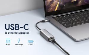 Tipo C a RJ45 adattatore Ethernet 1000Mbps ad alta velocità per il computer portatile Router Ethernet Switch con Rj45 connettore USB C adattatore Hub - Product Image 4