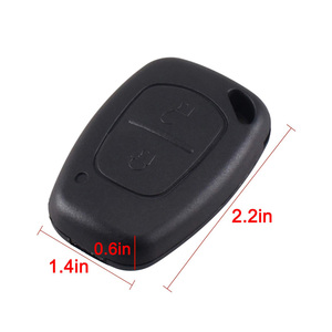 2-Button anahtarsız uzaktan kabuk Fob için Vauxhall Opel Movano Vivaro Renault trafik Nissan Nissan Primastar arabalar hiçbir bıçak araba anahtarı - Product Image 3