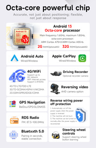 BQCC 11,5-Zoll-Android-Autoradio Octa DSP 32EQ 4G GPS <span class=keywords><strong>WIFI</strong></span> BT für Universal Stereo RDS Wireless Carplay Android Auto Car Player