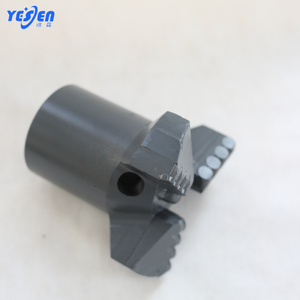 Broca PDC 102mm API 2 3/8 Reg Diamond Composite Three Wing Arc Angle Drill Bit Perforación sin núcleo