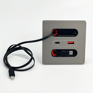多功能20W PD Type-C壁式插座智能通用快速充电扩展插座，带手机用USB PD20W Type-C端口 - Product Image 5