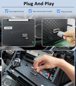 捷豹XF XFL XE XEL 10.0英寸汽车气候控制2015-2020带液晶全触摸屏的交流面板空调