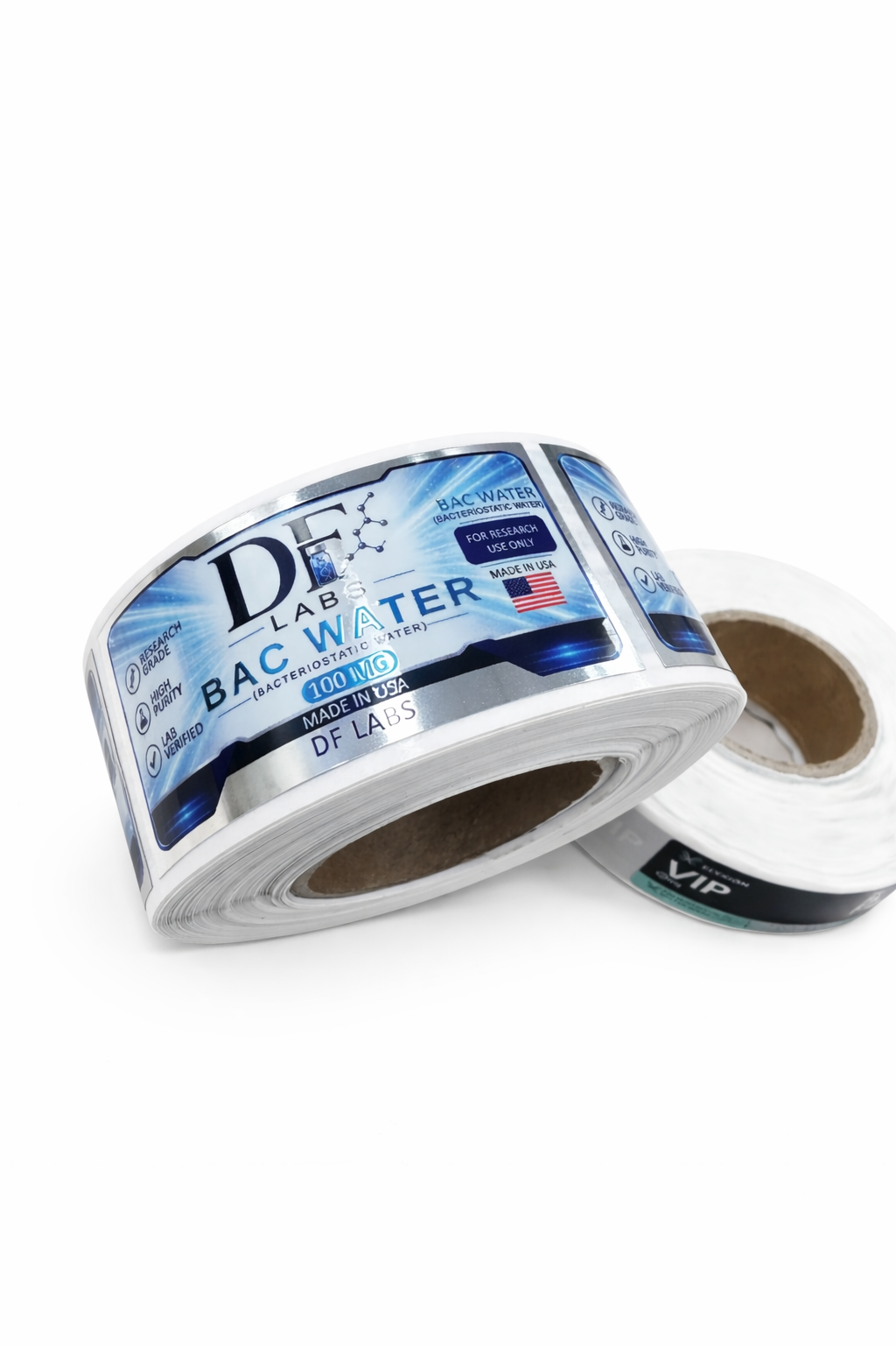 Blue Foil Raised Spot UV