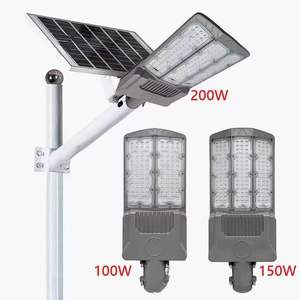 Fabrika doğrudan hızlı teslimat 400 watt LED güneş sokak lambası IP65 ile 6000k alüminyum gövde karayolları için - Product Image 1