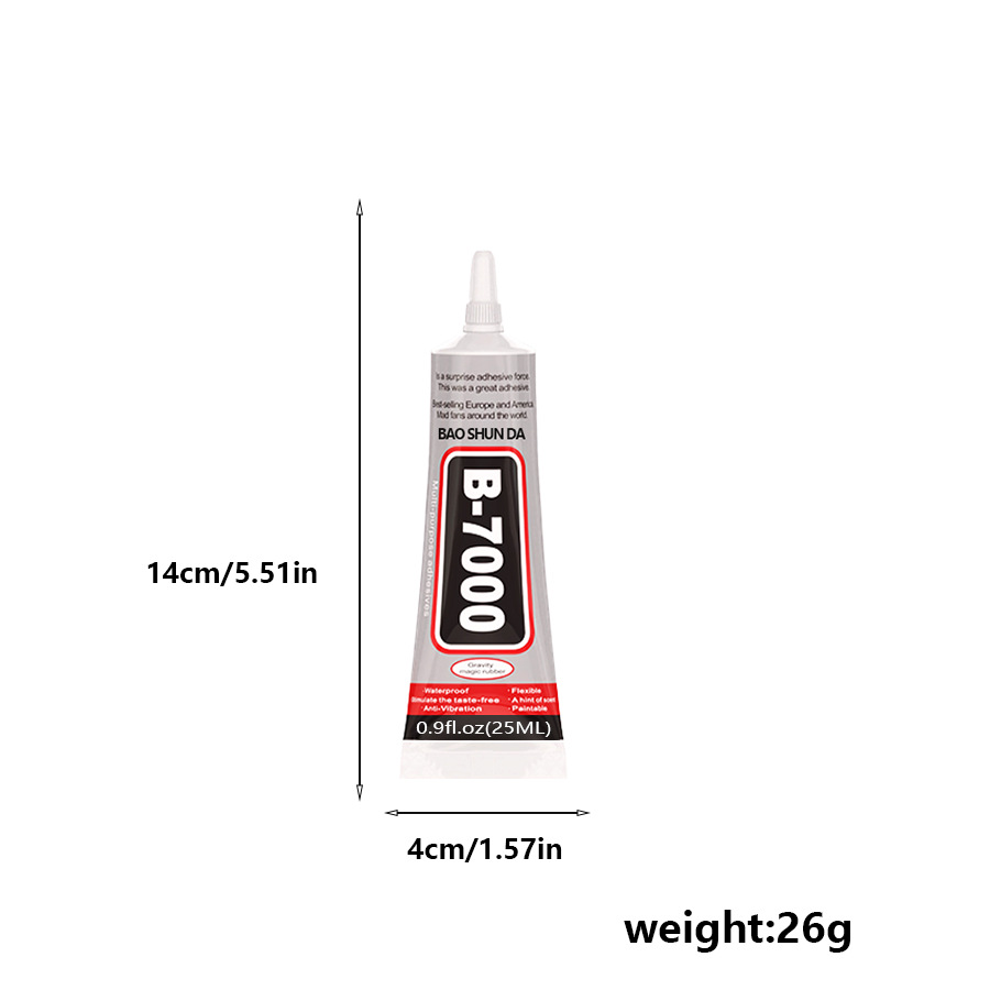 Colle B7000 transparente 25 ml