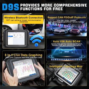 Potente herramienta de diagnóstico de coche Xtool S, escaneo automático de topología con codificación Canfd/doip Ecu, escáner bidireccional de datos en vivo 8 en 1 - Product Image 3