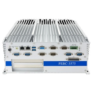 Intel Core <strong>I7</strong>/<strong>I5</strong>/<strong>I3</strong> Mobile Processor Fanless Industrial <strong>Embedded</strong> PC with 2*LAN, 8*COM, 1* PCle(X16), 2*USB 3.0, 5*USB 2.0 - Product Image 1