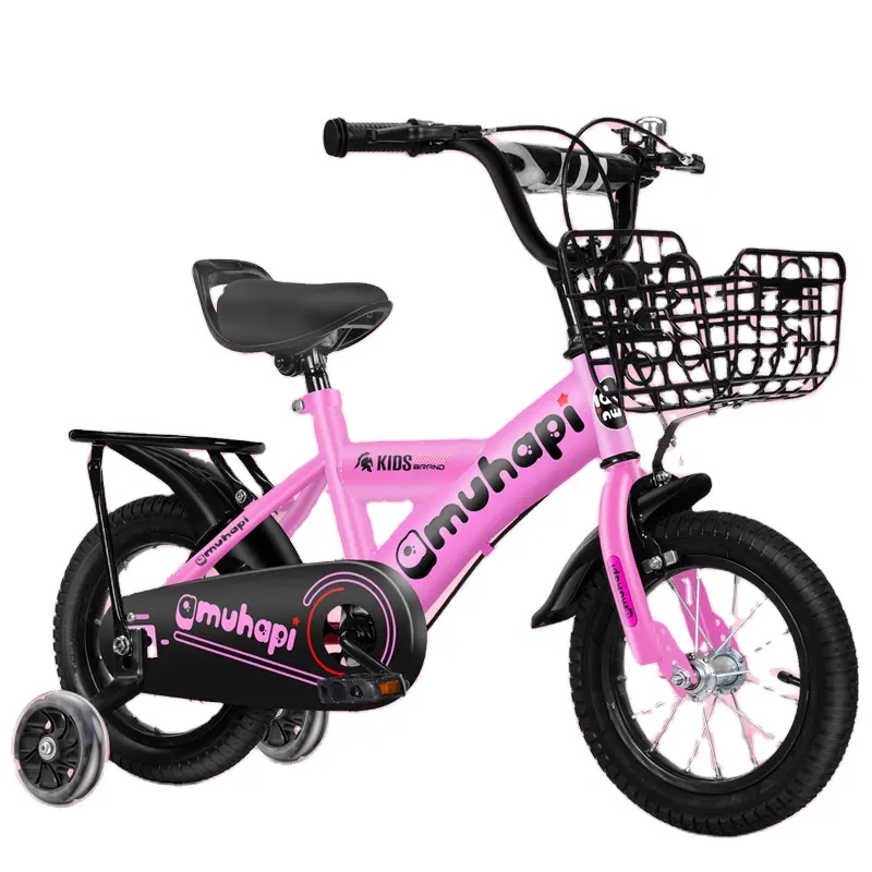JETSHARK 12-20 inches male female baby 3-5-8 years Front rear double brakes carbon steel kids bicycle with training wheels