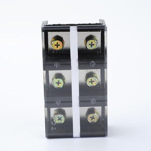 Bloque de terminales de alimentación de alta corriente de cobre de 400A Tira de cableado de caja de distribución fija de 3 bits - Product Image 5