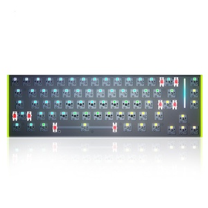 Tri-Mode BT/2,4G/68/74 teclas 61/67/teclas de aluminio programable RGB inalámbrico Gaming Keyboard Kit nuevo producto - Product Image 6