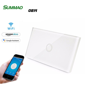 120*72MM US <strong>AU</strong> 3 Gang WIFI Switch Control <strong>Remote</strong> Electrical Switch WIFI Smart Touch Switch 250v - Product Image 4
