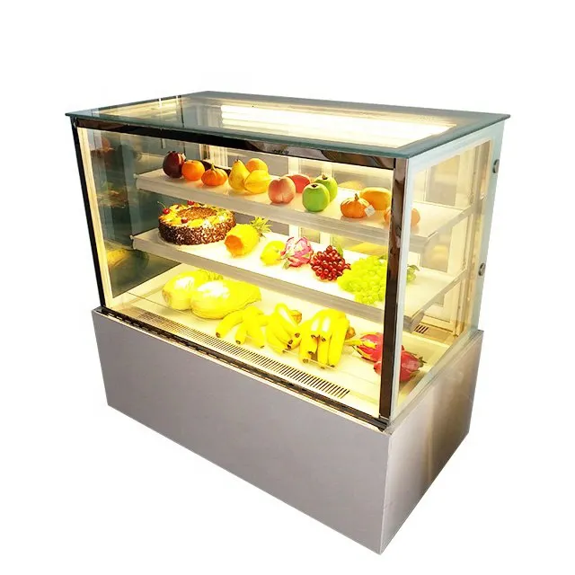 Vitrine de pâtisserie/vitrine de pâtisserie réfrigérée pour supermarché Commercial 2023