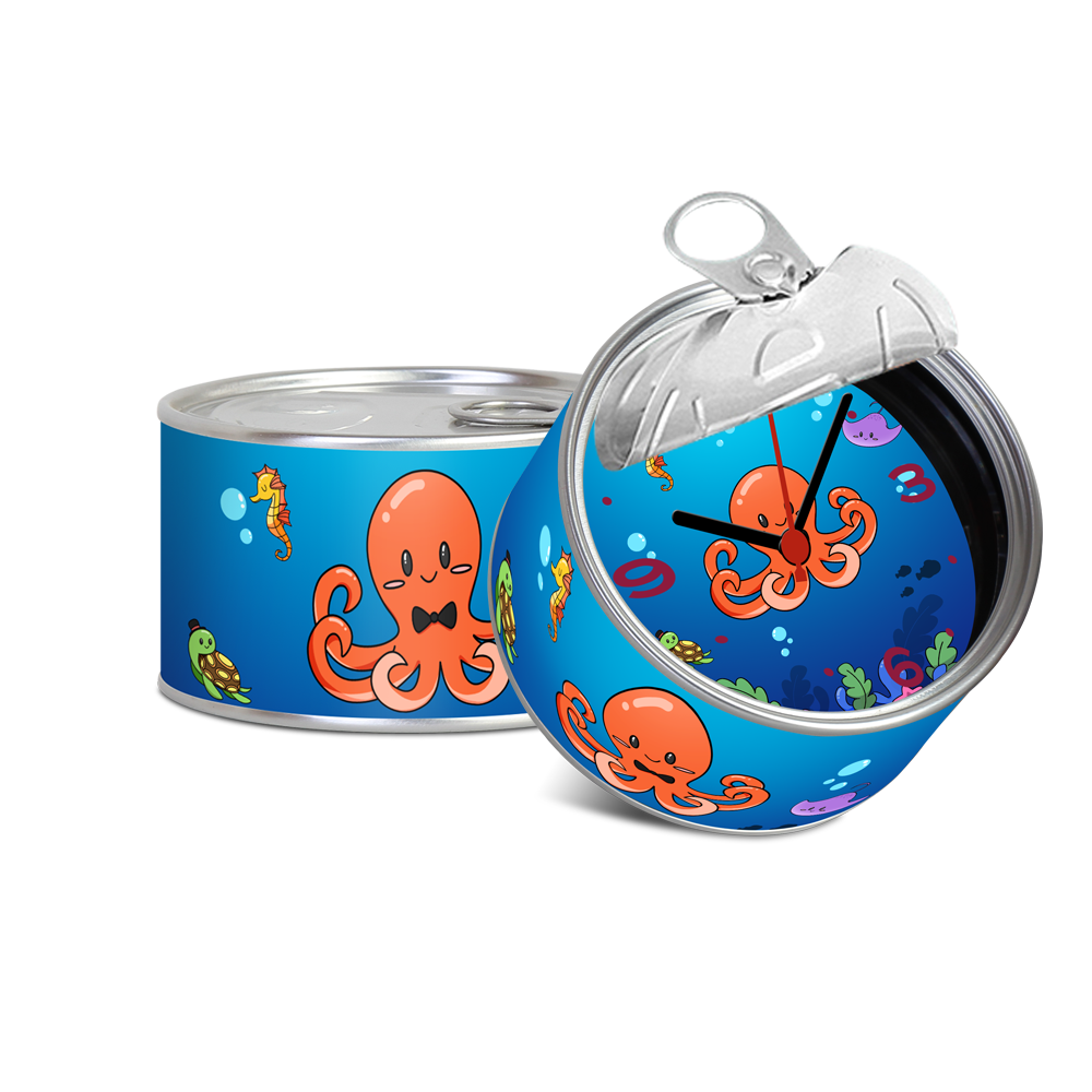 Estaño puede reloj 1