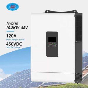 Entrada RHT 48V/24V con salida de onda sinusoidal pura Inversor solar híbrido de sistemas fuera de la red de alta eficiencia para el hogar y comercial - Product Image 1