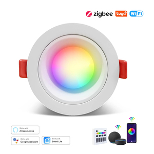 Zigbee 3.0 akıllı Wifi dim Led Downlight 12W 15W IP65 su geçirmez spot gömme RGBCW Tuya App ses kontrolü Downlight - Product Image 3
