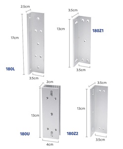 180Kgs 12V या 24V ईएम ताला बिजली चुंबकीय दरवाजा ताले - Product Image 4