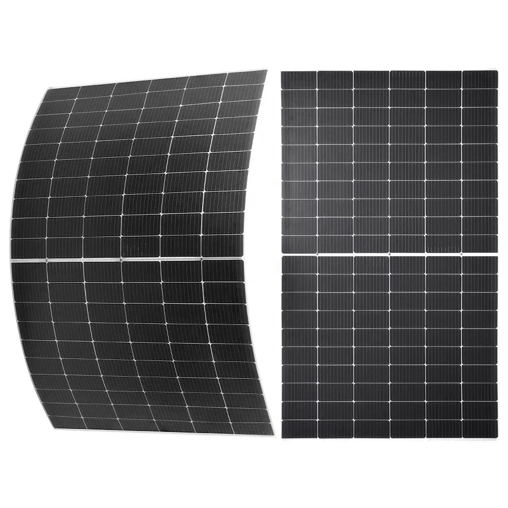 Paneles solares de flexibilidad moderna ETFE 100W 250W Panel solar portátil flexible para techo de barcos con cables