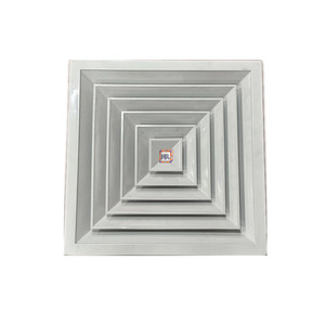 Beliebter quadratischer Deckendiffusor nahtloser quadratischer Luftdiffusor für HVAC-System - Product Image 1