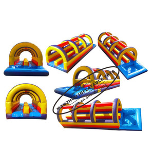 Tobogán acuático para adultos, tobogán inflable para piscina de doble carril comercial - Product Image 1