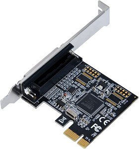 1端口PCI Express双型材平行适配器卡-SPP/EPP/ECP-1x DB25 IEEE 1284 PCIe平行卡 - Product Image 1