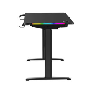 Escritorio de PC ajustable en altura Manual personalizado de estilo moderno, mesa de juego de diseño moderno, escritorio de ordenador multifunción de madera y Metal - Product Image 4