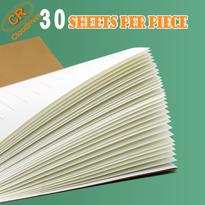 Cuaderno profesional para estudiantes y escuela, Impresión de logotipo personalizado de fábrica, papel Kraft, ejercicio, escritura, cubierta suave, encuadernación cosida