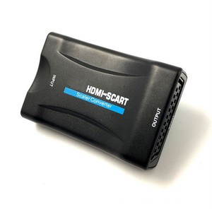 HD <strong>Input</strong> <strong>Scart</strong> <strong>Output</strong> Compatible 1080P Video Audio Converter AV Signal <strong>Adapter</strong> Receiver for Box HDTV STB TV PS3 HD <strong>to</strong> SCAR - Product Image 2