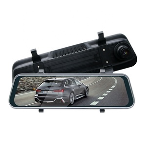 10-Inch Dual Lens Car Black Box 1080p Front Rear Video Recorder Stream Media <strong>LCD</strong> <strong>Display</strong> 12 Months Warranty Rear View Car Mirror - Product Image 5