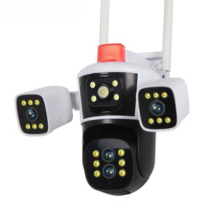 VISION Vier Objektive Drei Bildschirme 10X Zoom 360-Grad-Überwachung 6mp Wifi-Überwachungs kamera Drahtlose HD-CCTV-PTZ-Kamera - Product Image 1