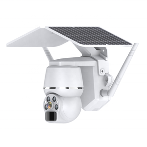 监控PIR 4G sim卡4MP IP摄像机WIFI太阳能电池板安全摄像机防水户外PTZ闭路电视摄像机 - Product Image 1