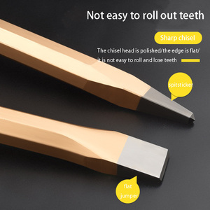Mason's <strong>Chisel</strong> Tool Stone Breaking Tool Flat Pointed <strong>Chisel</strong> Special Steel Super Hard Flat <strong>Chisel</strong> - Product Image 3