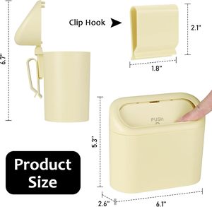 Toptan Mini sarı gövde itme asılı taşınabilir araba Bin farklı renk araba ev ofis için düğme araba çöp kutusu seçebilirsiniz - Product Image 2