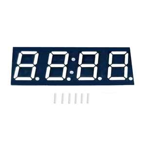 Red 08 Inch 4 Digit Seven <strong>Segment</strong> <strong>Led</strong> Clock <strong>Display</strong> 0.8&quot;