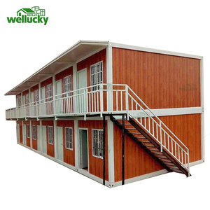 20FT อย่างรวดเร็วบ้านภาชนะบรรจุแบบพับได้ติดตั้งได้รวดเร็วไซต์ก่อสร้างบ้านบ้านบรรเทาภัยพิบัติบ้านเคลื่อนที่บ้าน - Product Image 1