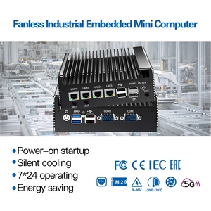 4/8/16GB DDR4 RAM Mini box PC NEW Intel N100 Series 4 Ethernet 6 USB 2 COM cắm loại chúng tôi điều khiển công nghiệp - Product Image 5