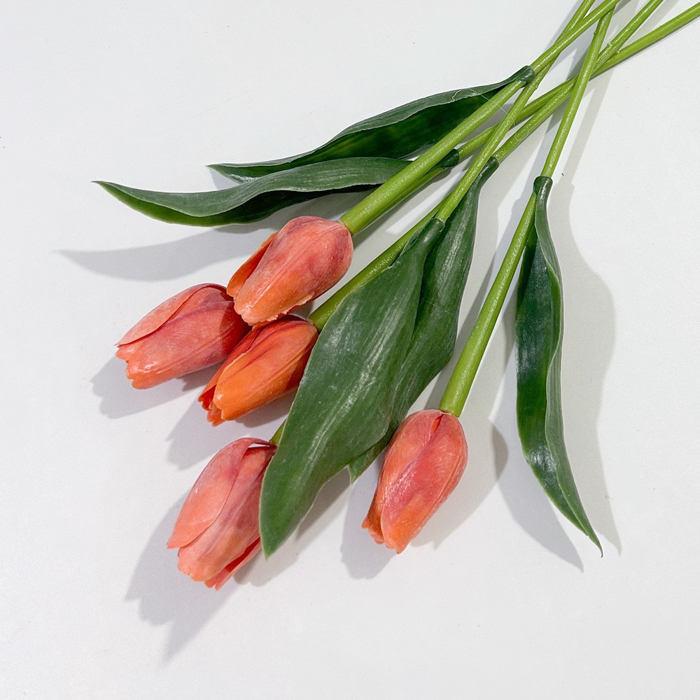 Tulipe en plastique PE - orange
