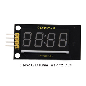 Werkseitig TM1637 0,36 "4-stellige LED-Modul anzeige 7-Segment-Matrix-Anzeigesensormodul für Arduino