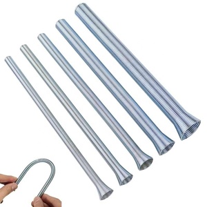 Bakır alüminyum boru bükme el aletleri 5 adet bahar boru Bender 210mm gerginlik yayı boru bükücü 1/4 "-5/8" Yay çeliği - Product Image 2