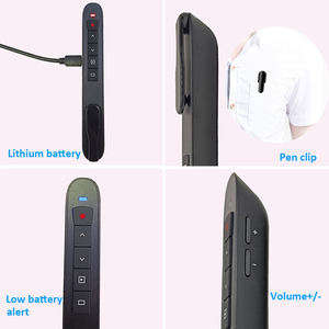 2.4G PPT Wireless Demonstrator Powerpoint Remote Slide Pen Pointer Wiederauf ladbarer Lehrer Remote Clicker - Product Image 5