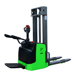 Elektrikli istifleyici 2 ton 4400lbs kapasite maks. Kaldırma yüksekliği 5M akülü stand-on istifleyici elektromanyetik frenleme ile - Product Image 1