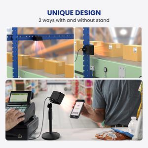 Eyoyo-Escáner de código de barras, lector de código de barras, con escaneo automático, manos libres, 1D, 2D, PDF417 - Product Image 3