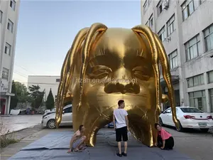 Konser dekorasyon için özel yaratıcı şişme Travis Scott kafa modeli - Product Image 5