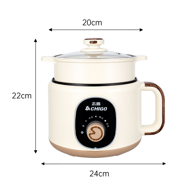 White-Manual control with pp steamer