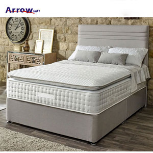 <strong>13</strong> Inch Vacuum Roll up Packing Wholesale Bed Mattress Queen King <strong>Size</strong> Memory <strong>Foam</strong> Pocket Spring Double Bed Mattress in a Box - Product Image 2